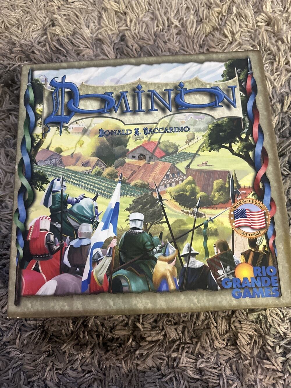 DOMINION Board Game Rio Grande Games 2009 1st Edition Good Shape READ⬇